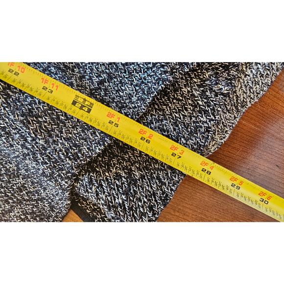 Eileen Fisher Wool Linen Open Cardigan Sweater Colorblock Gray Size XL, NEW - Picture 6 of 9